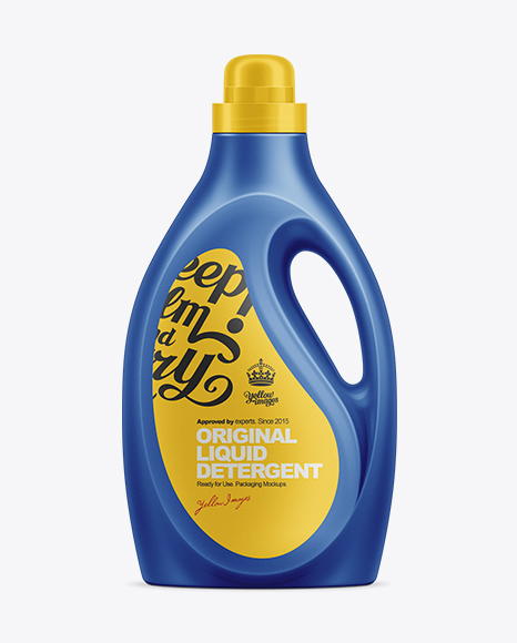 2.9L Liquid Detergent Bottle Mockup