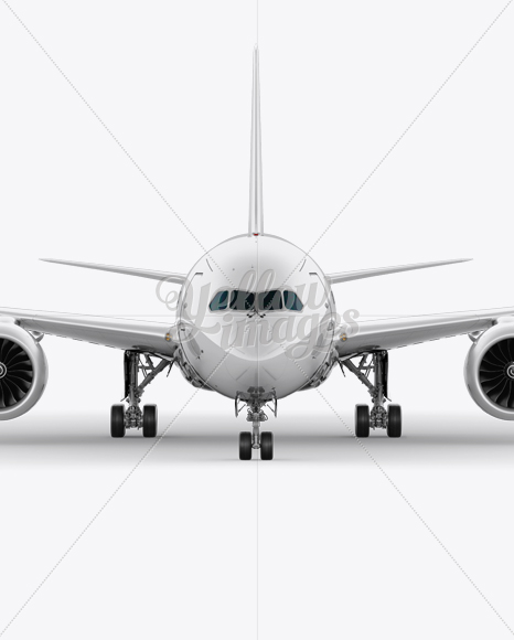 Boeing 787 Mockup - Front View