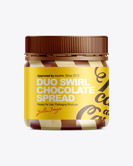 Duo Swirl Chocolate Spread Mockup