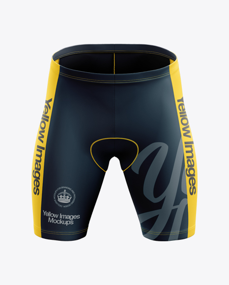 Men’s Cycling Shorts mockup (Front View)