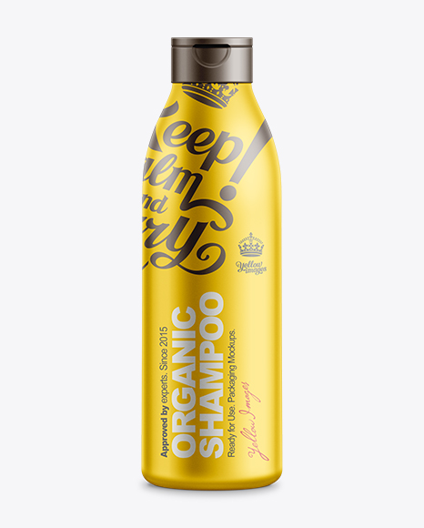 250ml Shampoo Bottle with Flip Top Cap Mockup