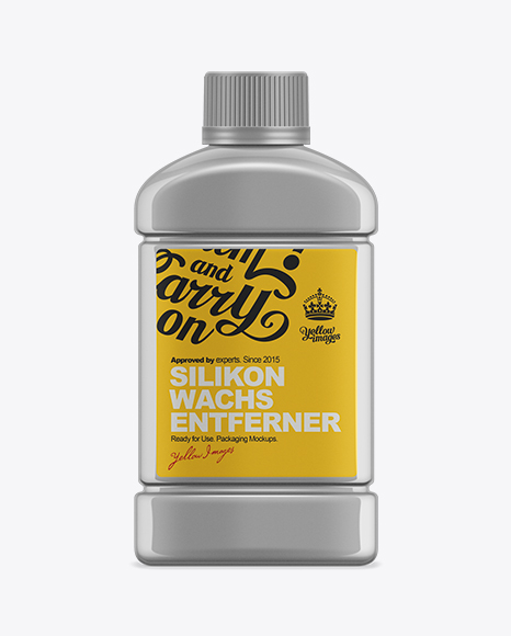 250ml Silicone Remover Bottle Mockup