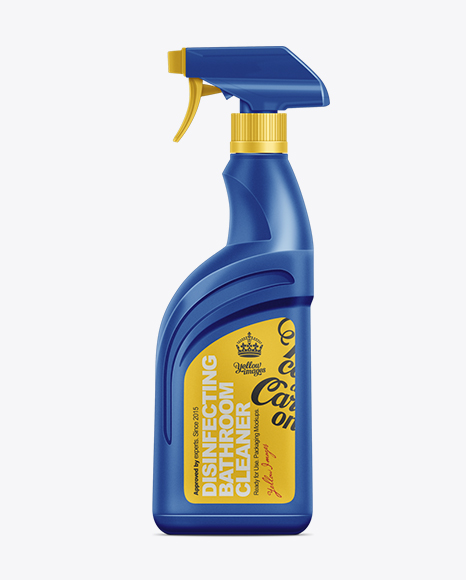 500ml Bottle w/ Trigger Spray Top Mockup
