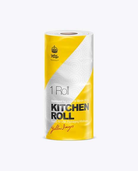 Kitchen Roll Towel Mockup