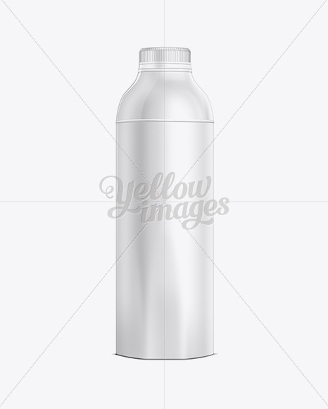 1L Plastic Juice Bottle Mockup