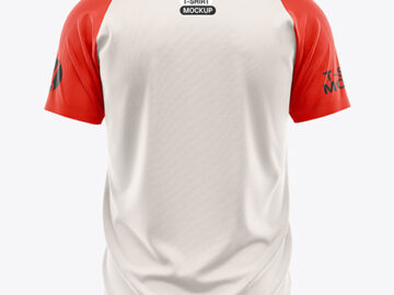 Men’s Raglan T-Shirt Mockup