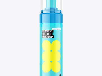 Glossy Airless Bottle Mockup