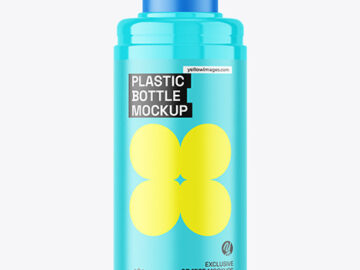 Glossy Airless Bottle Mockup