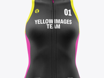 Women’s Cycling Vest Mockup