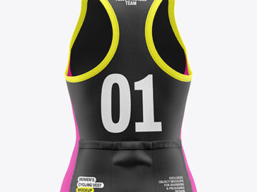 Women’s Cycling Vest Mockup