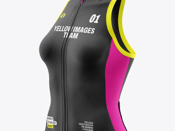 Women’s Cycling Vest Mockup