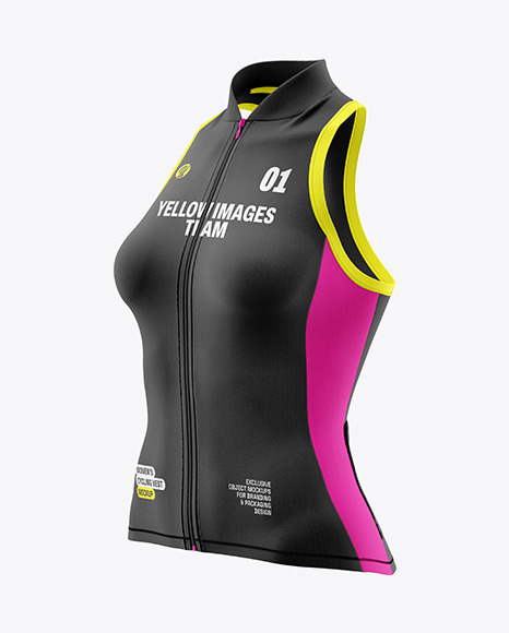 Women’s Cycling Vest Mockup