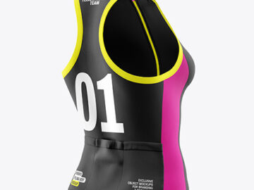 Women’s Cycling Vest Mockup