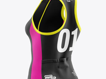 Women’s Cycling Vest Mockup