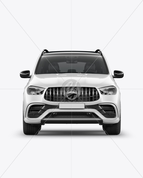 Luxury SUV Mockup - Font View