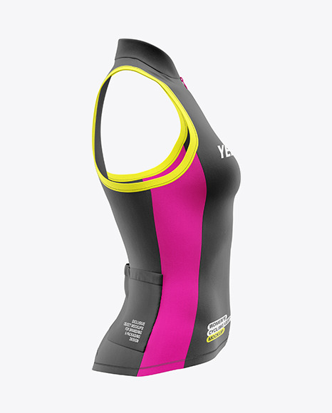 Women’s Cycling Vest Mockup