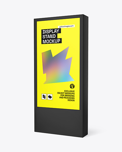 Digital Display Stand Mockup