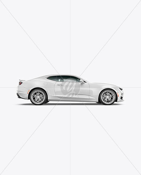 Muscle Car Mockup - Side View
