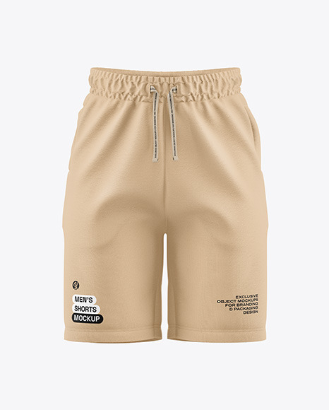 Men's Shorts Mockup - Front View