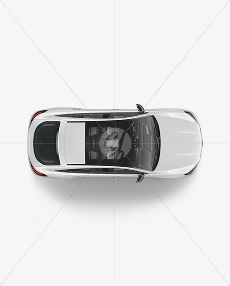 Luxure Coupe Mockup - Top View