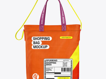 PP Woven Shopper Bag Mockup