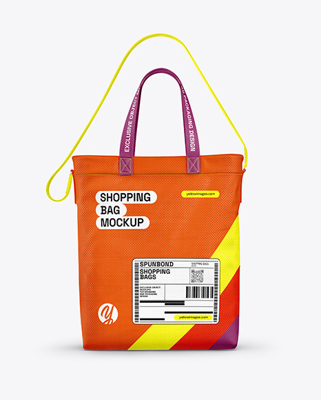 PP Woven Shopper Bag Mockup