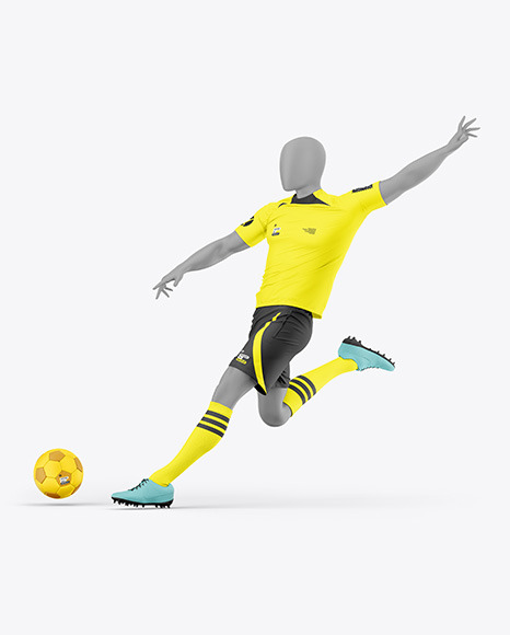 Soccer Kit w/ Mannequin Mockup