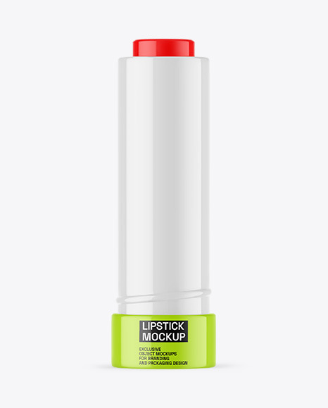 Glossy Lipstick Mockup