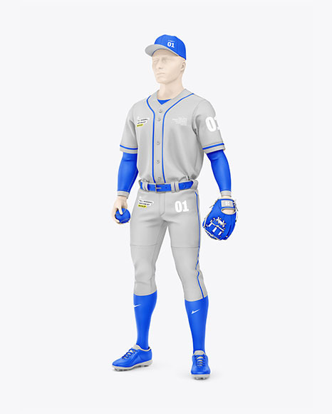 Baseball Uniform - Half Side View